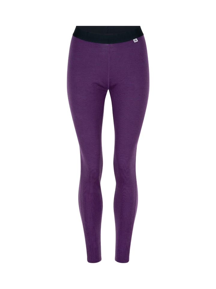 

DANISH ENDURANCE Термобрюки из мериносовой шерсти фиолетового цвета
