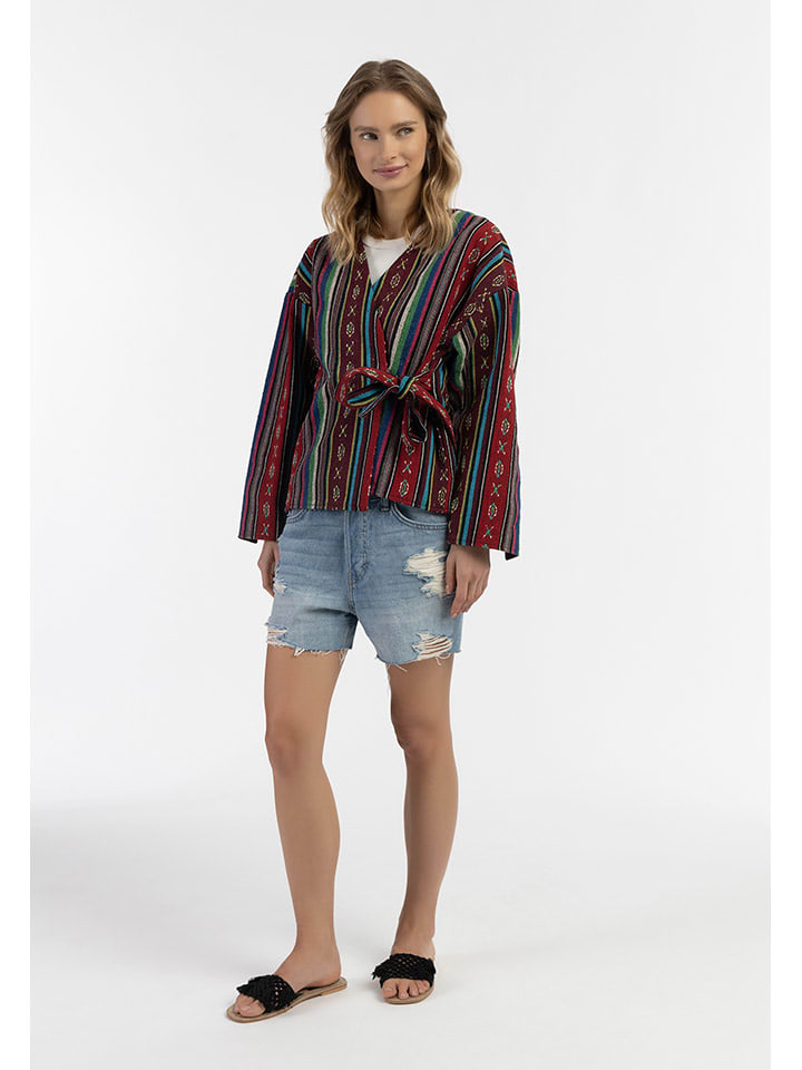 

IZIA Куртка переходного стиля в черно-разноцветном исполнении