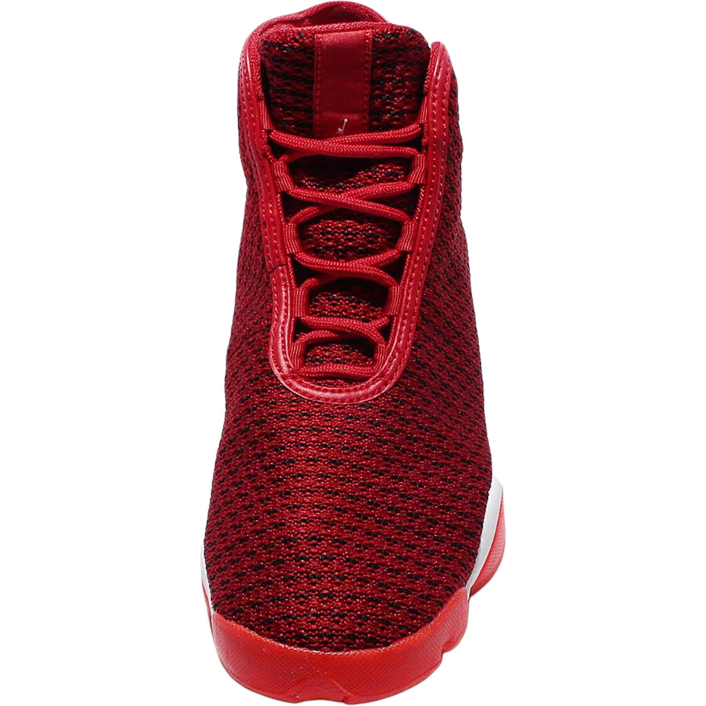 Jordan Horizon Slip Resistant Abrasion Resistant высокие детские баскетбольные кроссовки Red для подростков — фото 4
