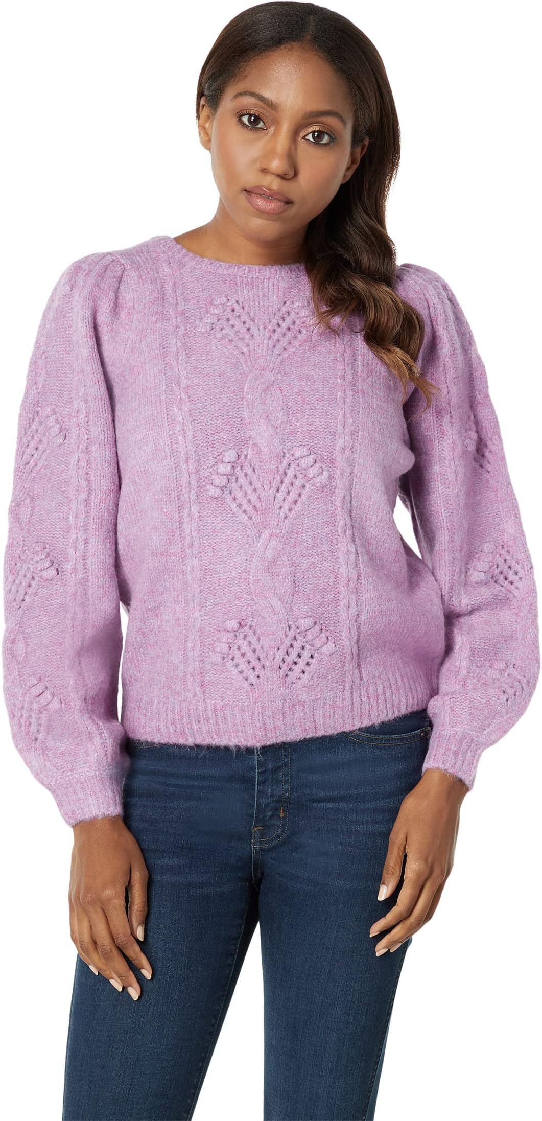 

Свитер Hatley Blooming Cable Sweater, цвет Faded Port