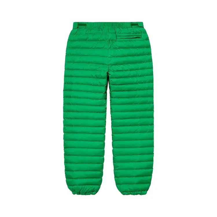 Пуховые штаны Supreme Micro Down Pant, зеленый — фото 2
