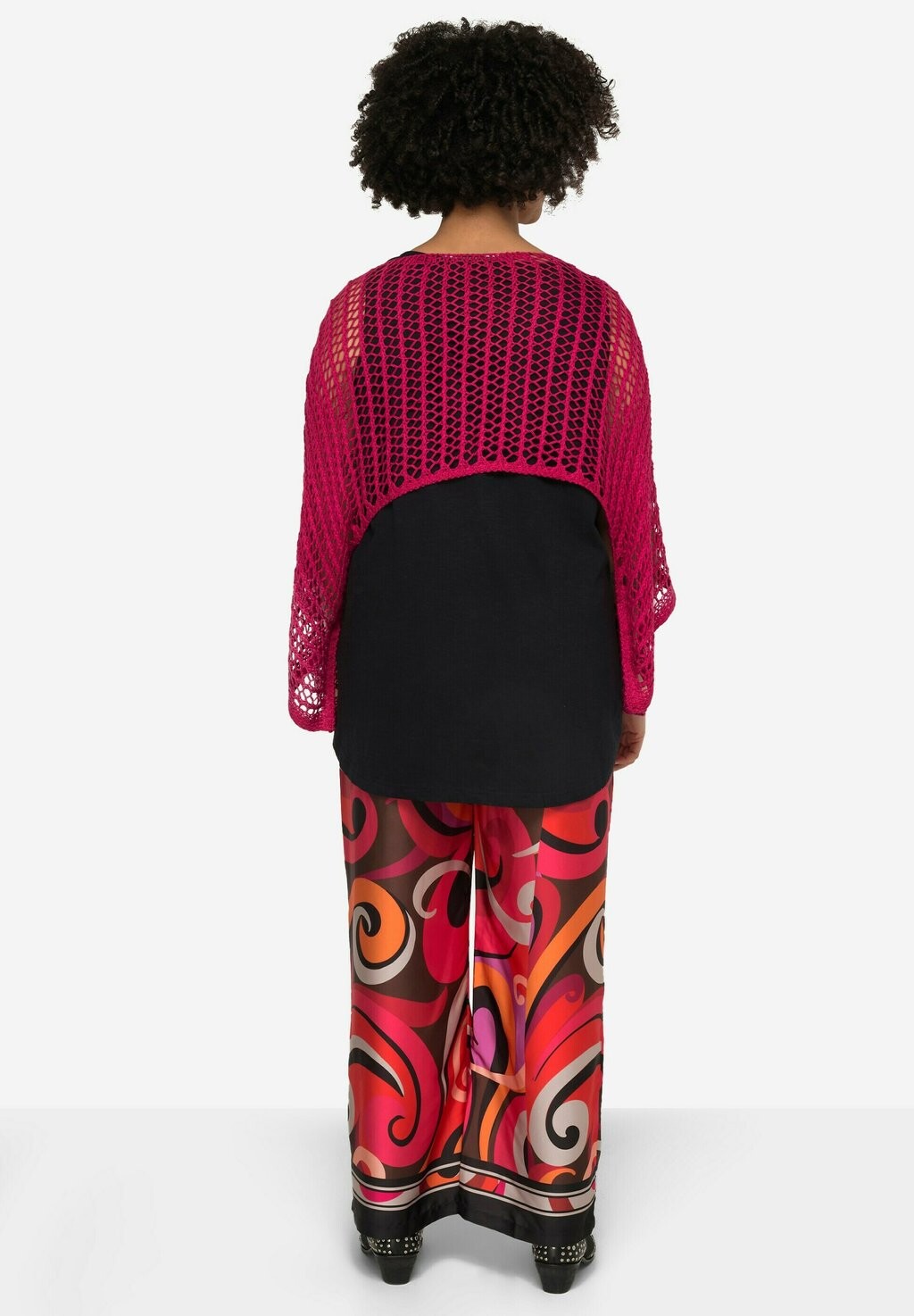 

Джемпер PONCHO-U-BOOT-AUSSCHNITT LANGARM Angel of Style, розовый