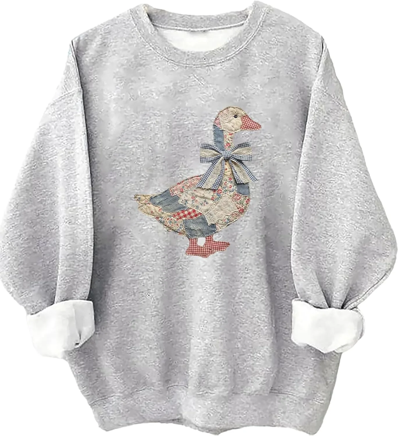 

Свитшут Faux Patchwork Grandmacore Goose Batclock