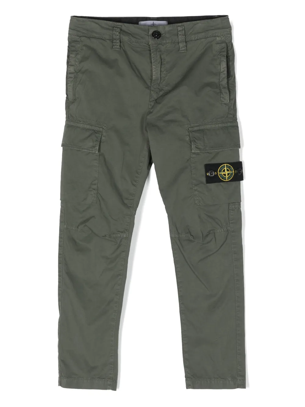 

Брюки карго с нашивкой Compass Stone Island Junior, зеленый