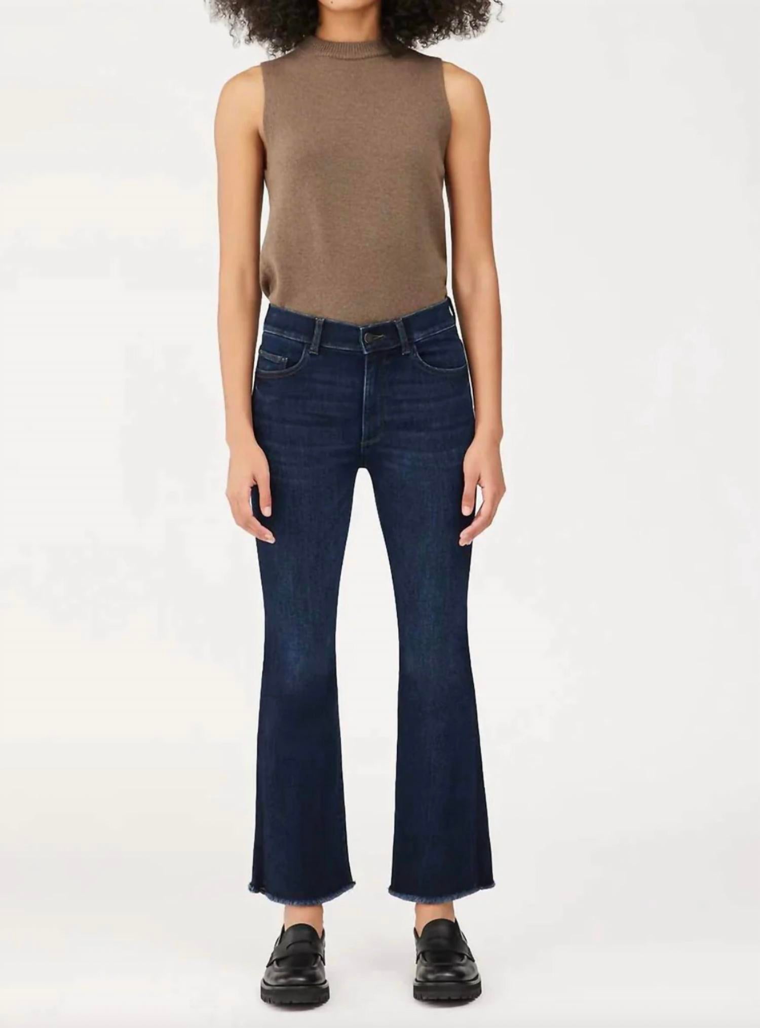 

Брюки Bridget High Rise Instasculpt Crop в цвете Cove DL1961 - Women's, Cove