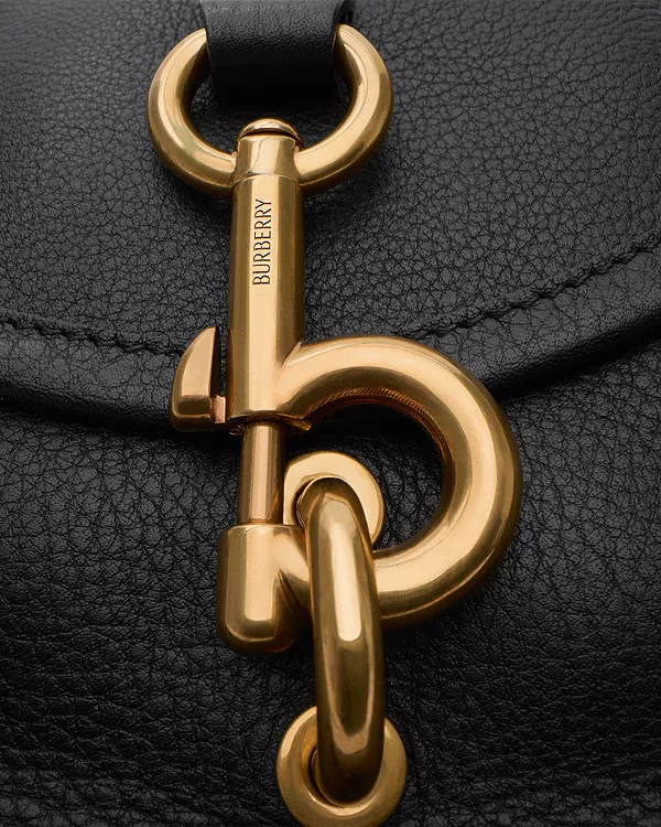 Мини-сумочка Burberry из черной кожи — фото 3