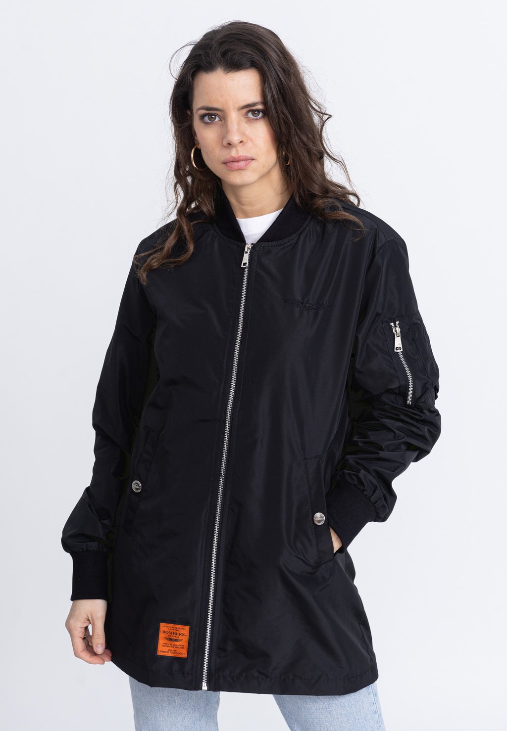 

Короткое пальто Bomber Jacket Bombers, черный