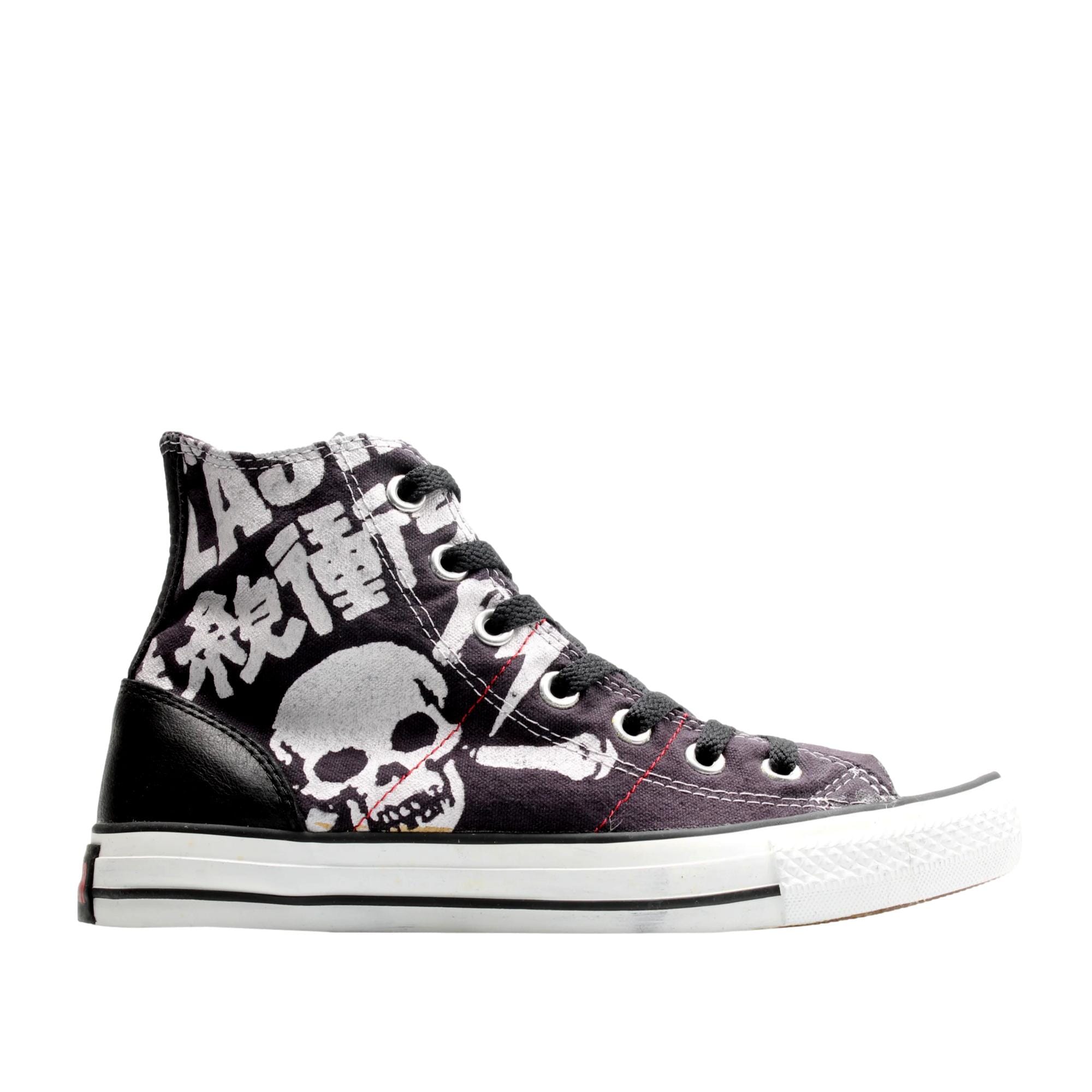 

Converse Chuck Taylor The Clash HI Черный/Красный 113998 мужские кеды