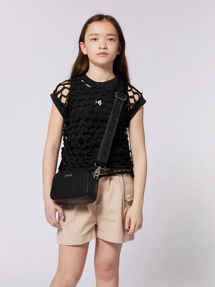Комплект из 2 предметов с круглым вырезом, DKNY, черный