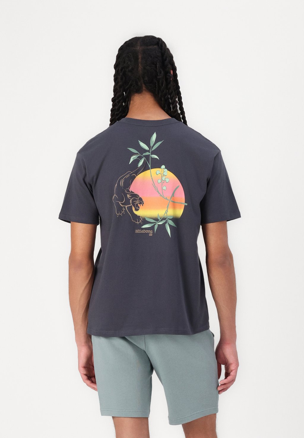 

Футболка с принтом REGULAR UNISEX Billabong, синий
