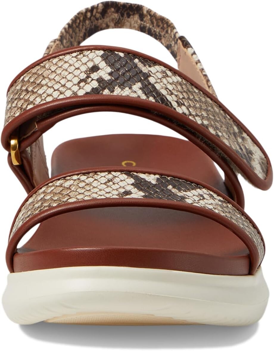 Сандалии Cole Haan Zerogrand Meritt Sandals, цвет Sandollar Snake Print/Birch — фото 2