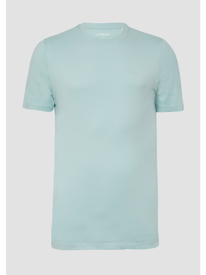 

Футболка цвета 6092_светло-бирюзовый s.Oliver, Зеленый, Футболка цвета 6092_светло-бирюзовый s.Oliver