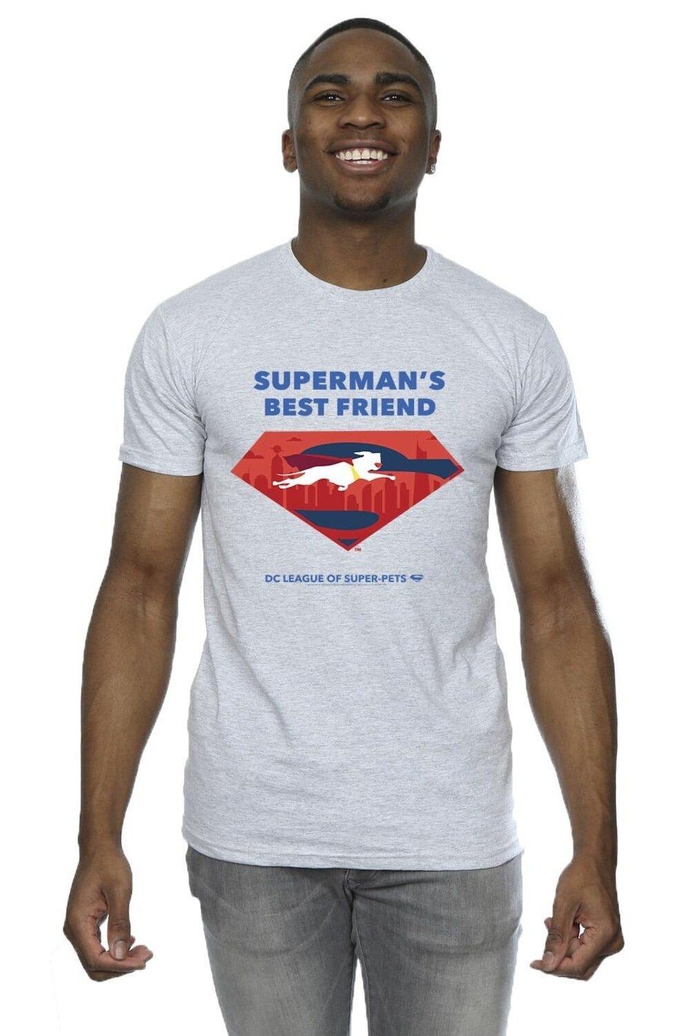 

Футболка «Лучший друг Супермена» DC League Of Super-Pets DC Comics, серый