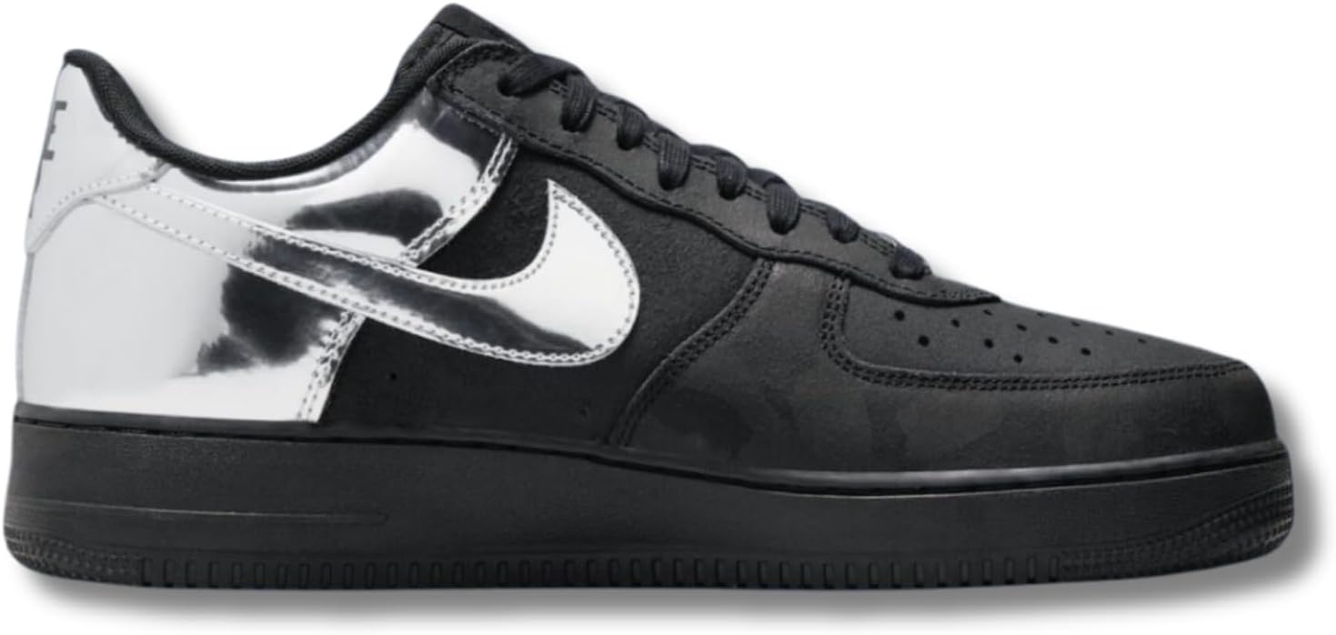 Мужские кроссовки Nike Air Force 1 Low Retro, черный — фото 3