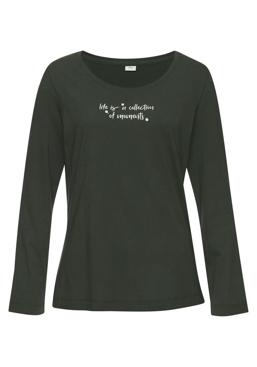 

Лонгслив s.Oliver, Dark green
