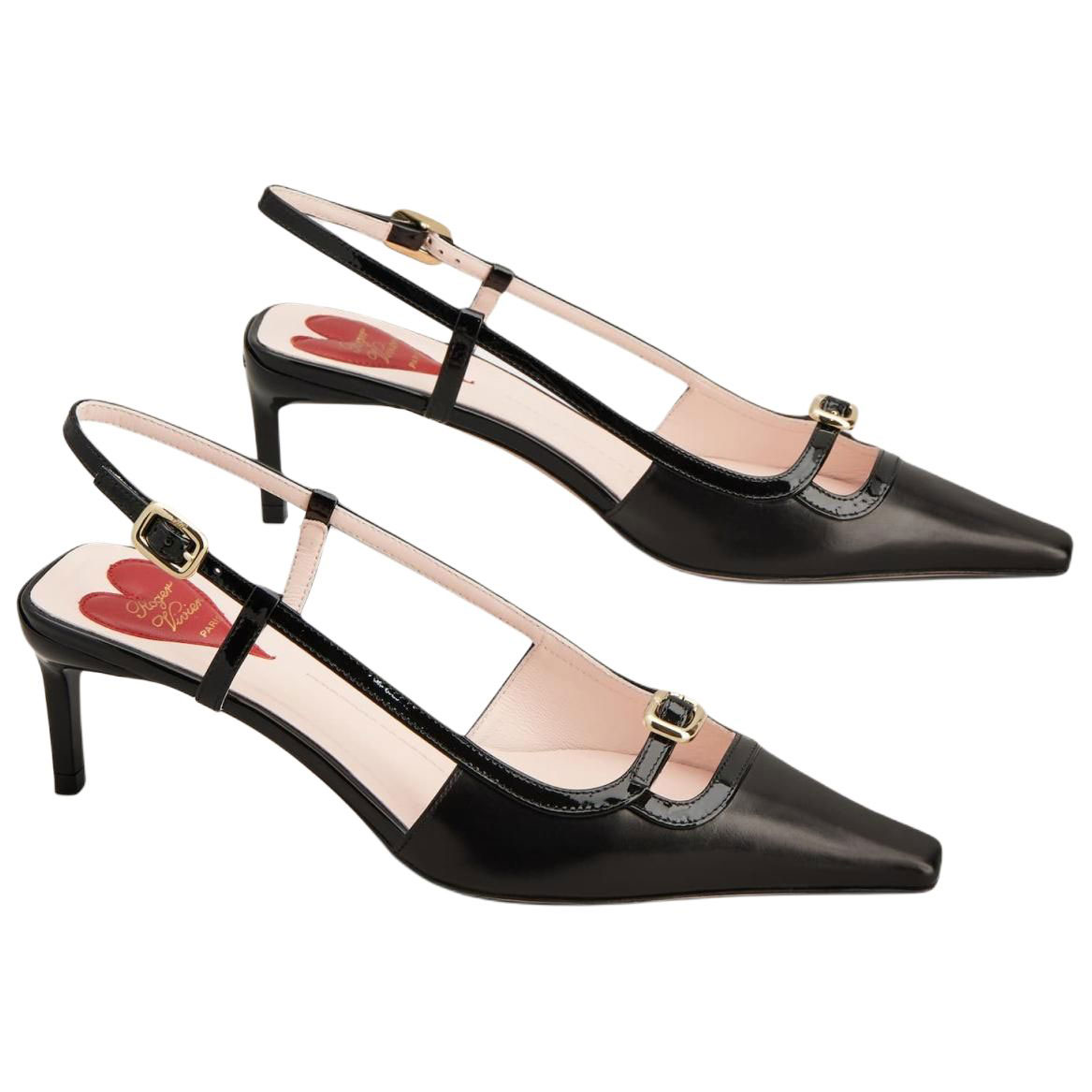 Туфли-лодочки с открытой пяткой и острым носком Roger Vivier — фото 2