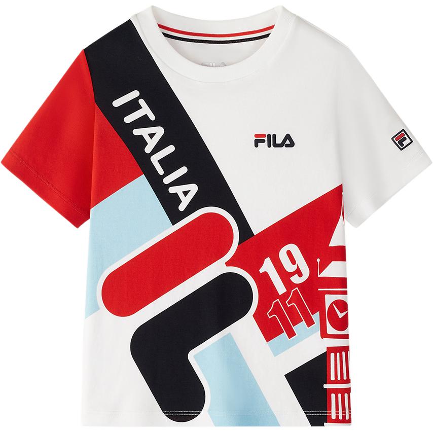 Футболка с принтом All Over для детей 3-7 лет FILA KIDS, All Over Print