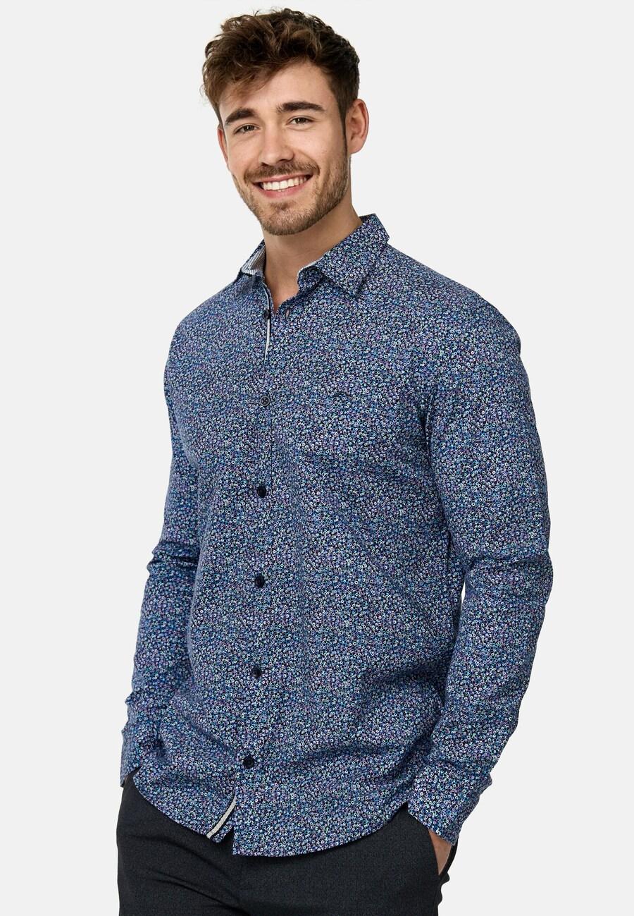 

Рубашка на пуговицах классического кроя INDICODE JEANS, Blue