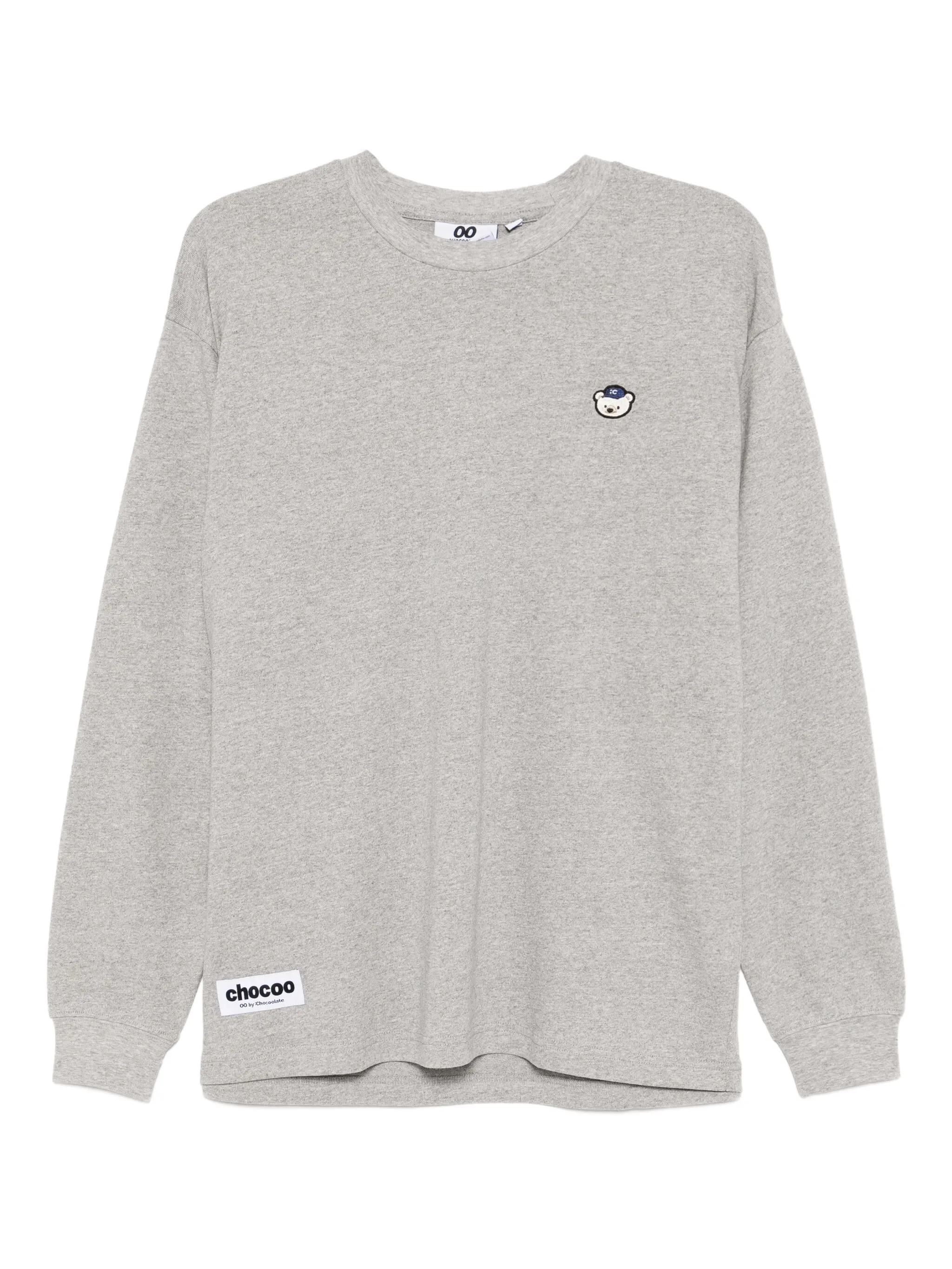

Футболка с вышивкой Chocoolate, серый