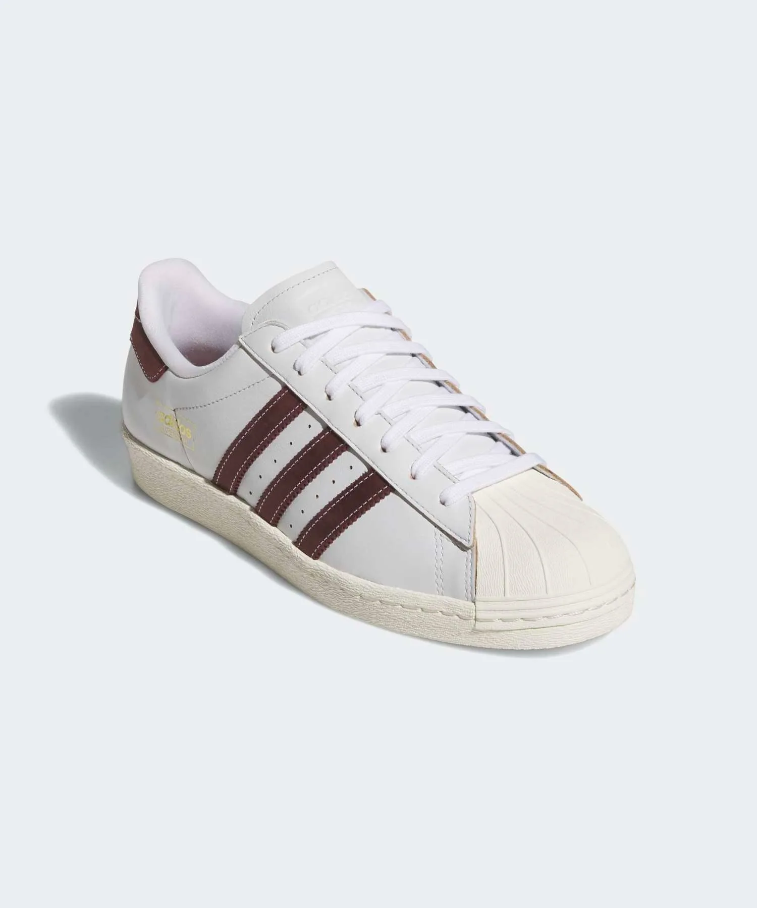 Кроссовки adidas Originals SUPERSTAR 80 ADV с кожаным верхом белые — фото 4