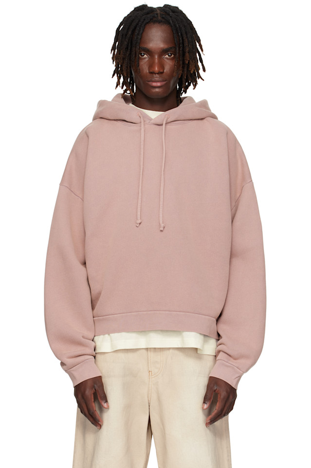 

Acne Studios Розовая толстовка, окрашенная методом «instance dyeing»