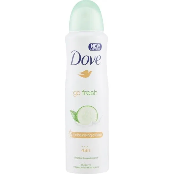 Набор антиперспирантов-спреев «Go Fresh Огурец и Зеленый чай» от Dove Dove