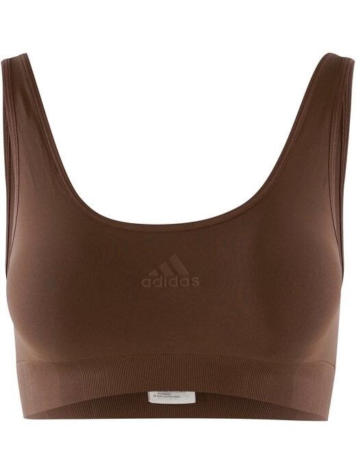 

Бюстгальтер-Бюстгальтер bustier с глубоким вырезом Adidas Sportswear, коричневый