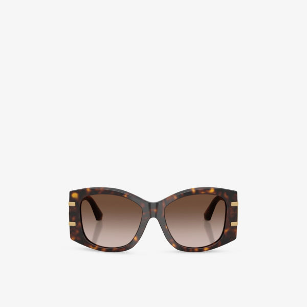 

Dg4501 солнцезащитные очки с ацетатной оправой в форме бабочки Dolce & Gabbana, коричневый
