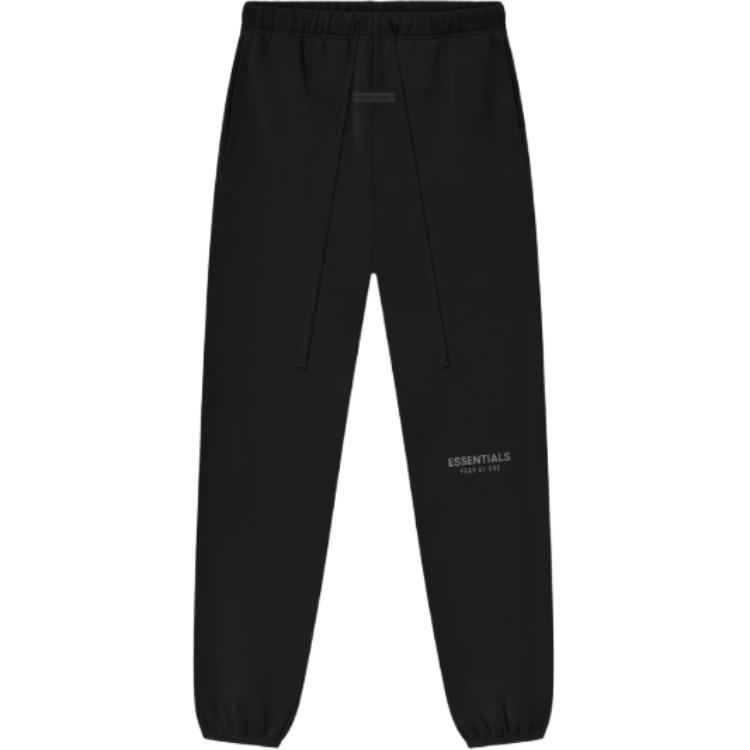 

Спортивные брюки с манжетами на шнуровке Fear Of God Essentials, jet черный/jet черный
