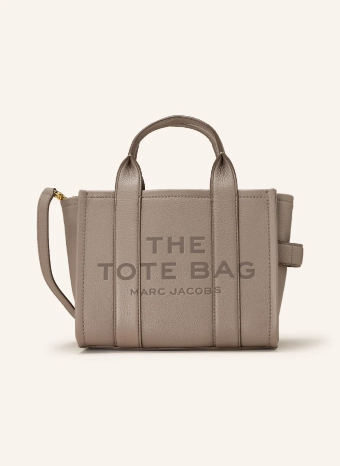 

Кожаная сумка-шупер the small Marc Jacobs, коричневый