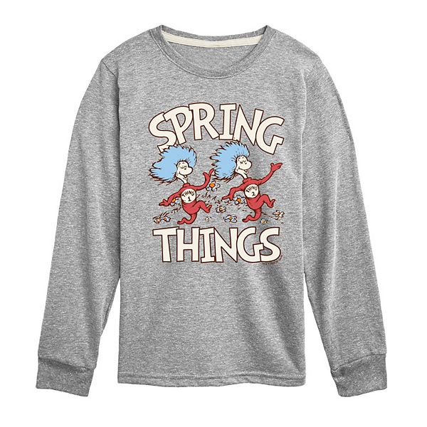 

Футболка с длинным рукавом Boys 8-20 spring things Dr. Seuss