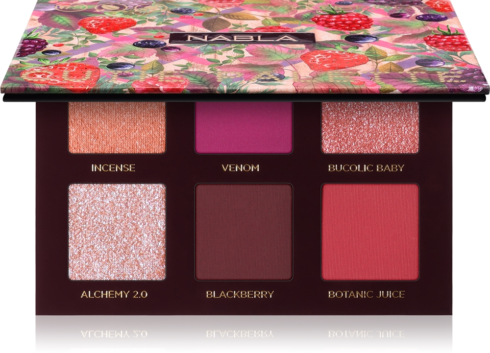 

Палитра теней для век Cutie Nabla Cosmetics, atspalvis wild berry 8 гр