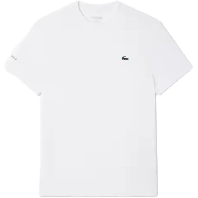 Футболка с круглым вырезом и логотипом Lacoste