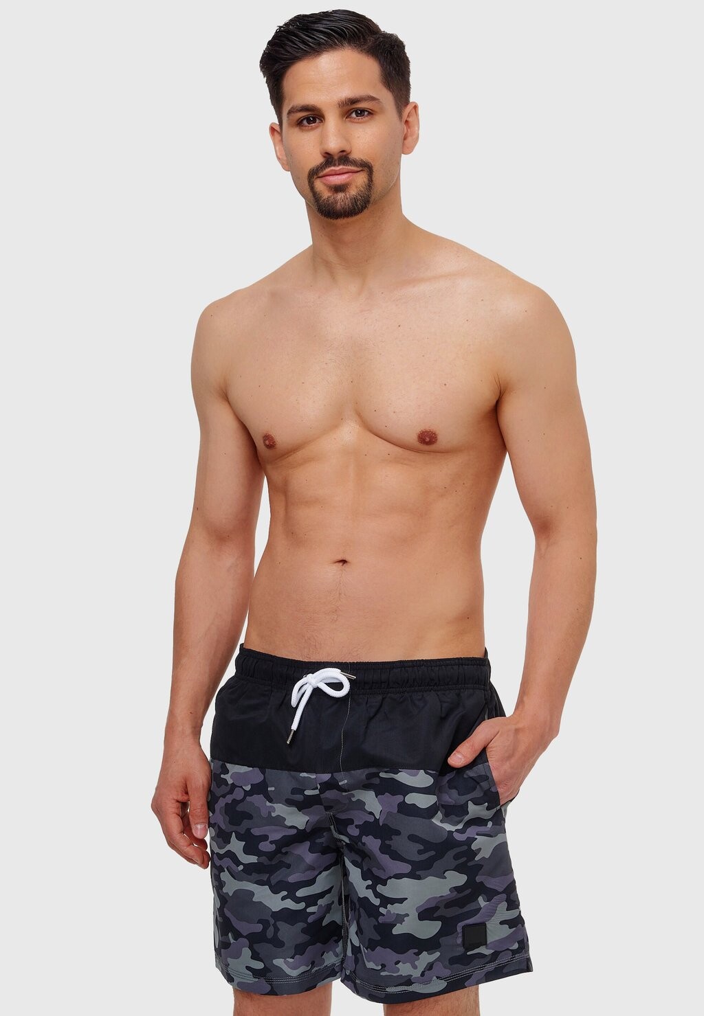

Шорты для плавания INDICODE JEANS, цвет dired camouflage