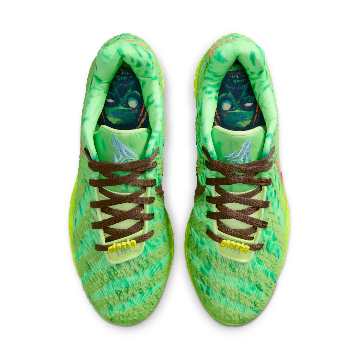 Мужские баскетбольные кроссовки Ja 3 "Spooky Season" Nike, желтый — фото 4