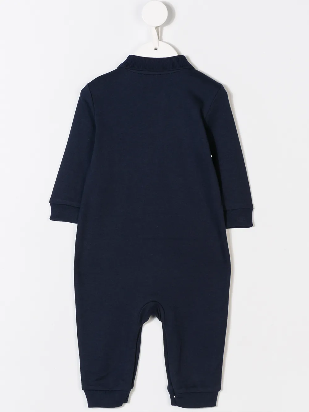 Ромпер с вышивкой логотипа POLO RALPH LAUREN KIDS, синий — фото 2