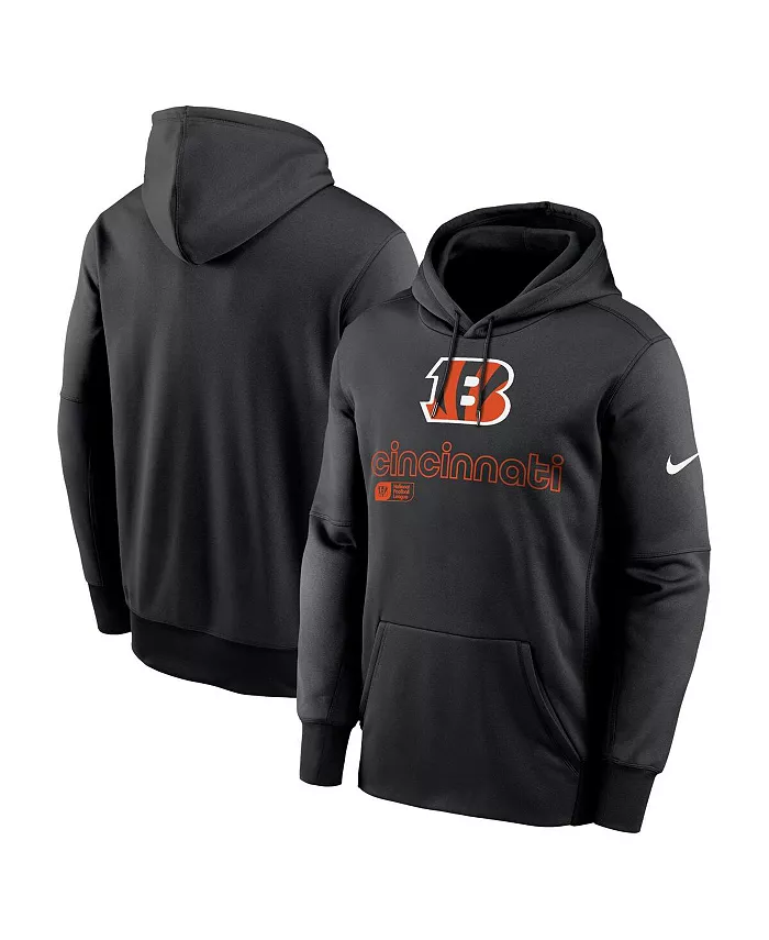 

Мужская черная толстовка с капюшоном Cincinnati Bengals Performance Pullover Hoodie Nike