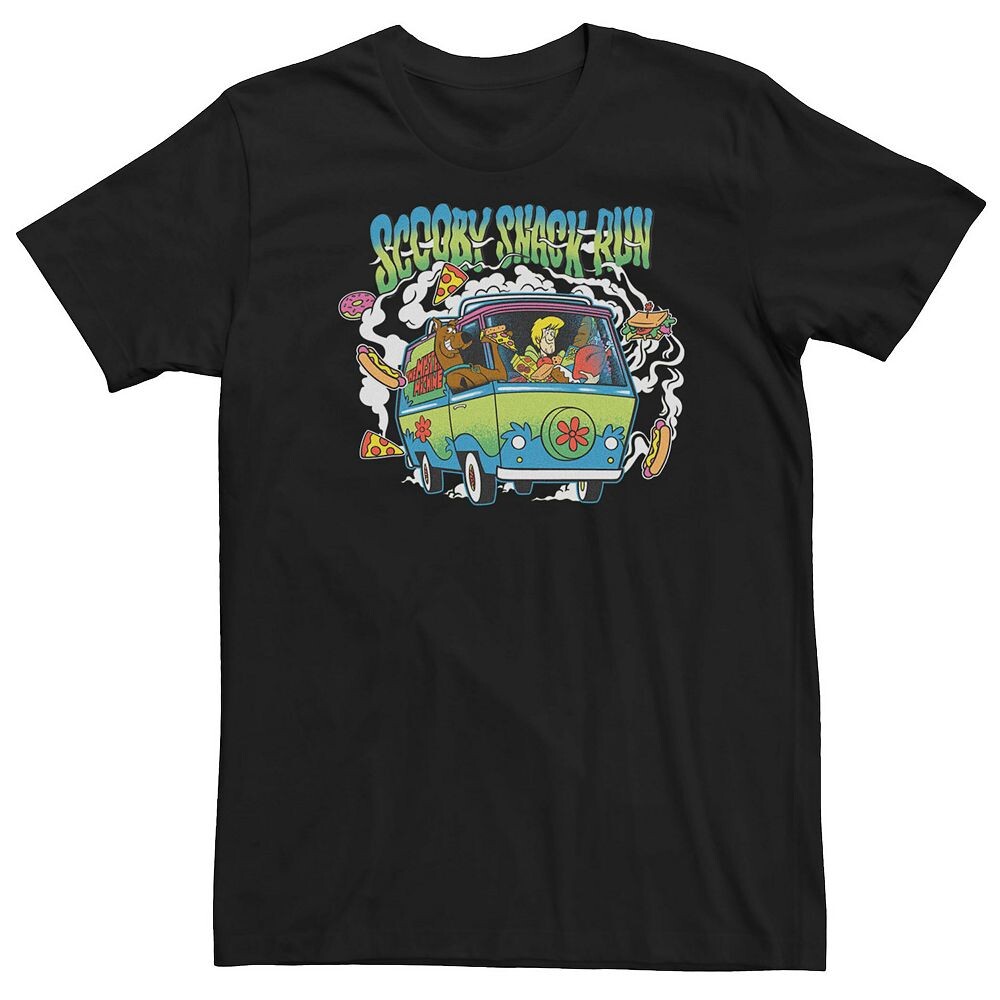 

Футболка Big & Tall Scooby-Doo Scooby Snack Run Shaggy Mystery Machine Licensed Character, черный
