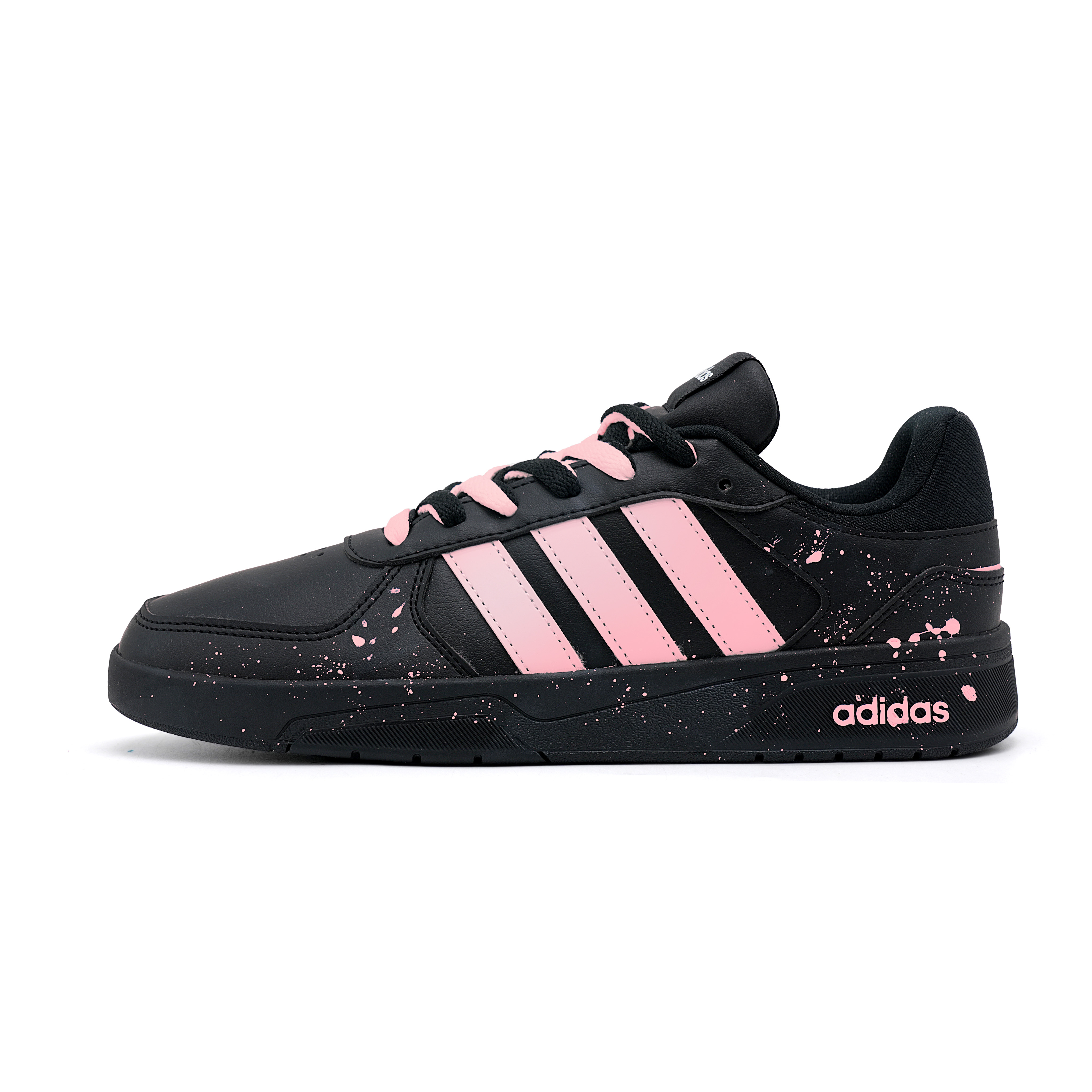 

Adidas Neo Courtbeat Starry Sleep Island Thermal Cushioning Low top Skateboard Shoes Unisex Black Pink