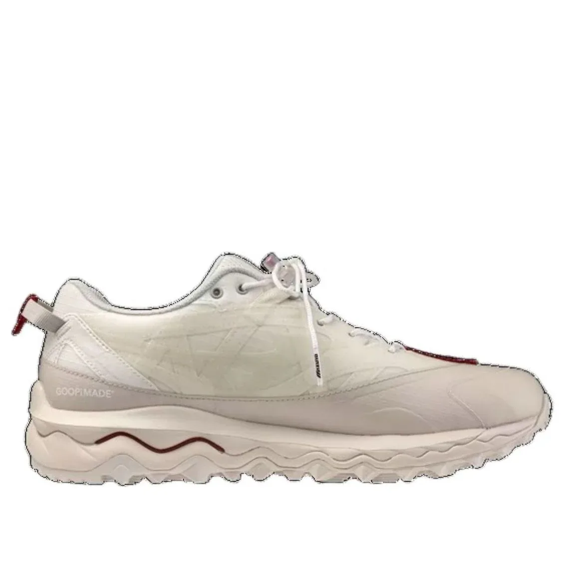 Кроссовки Mizuno x GOOPiMADE Wave Mujin TL 'Off White' — фото 4