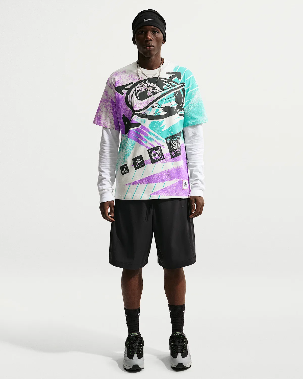 Мужская футболка Nike Sportswear, Spruce Aura — фото 4