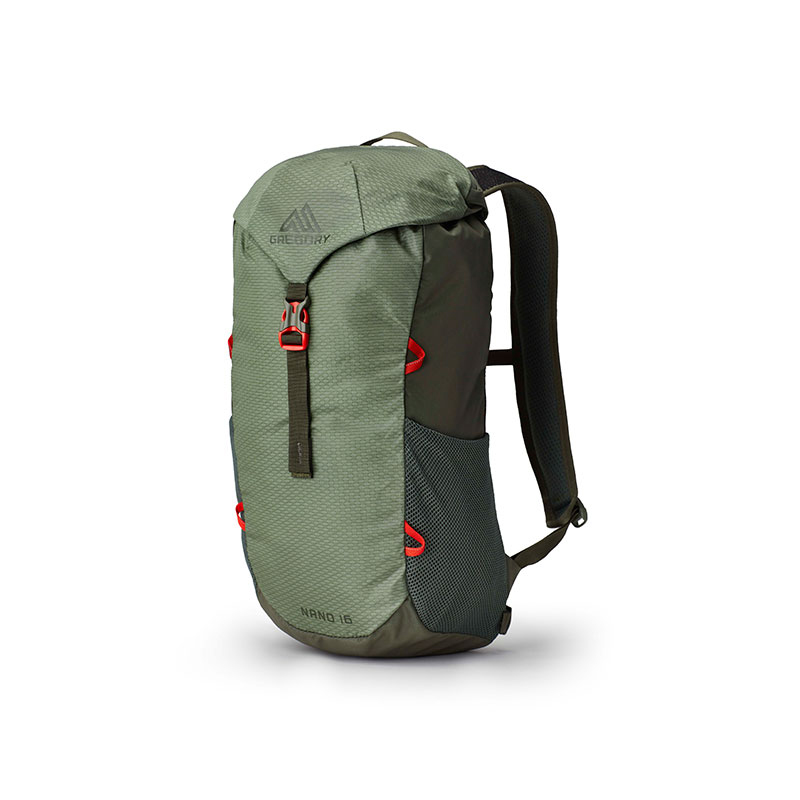

Рюкзак 16 л, походная сумка, нейлон, разноцветный, унисекс GREGORY, Silver Sage-( Silver Green )