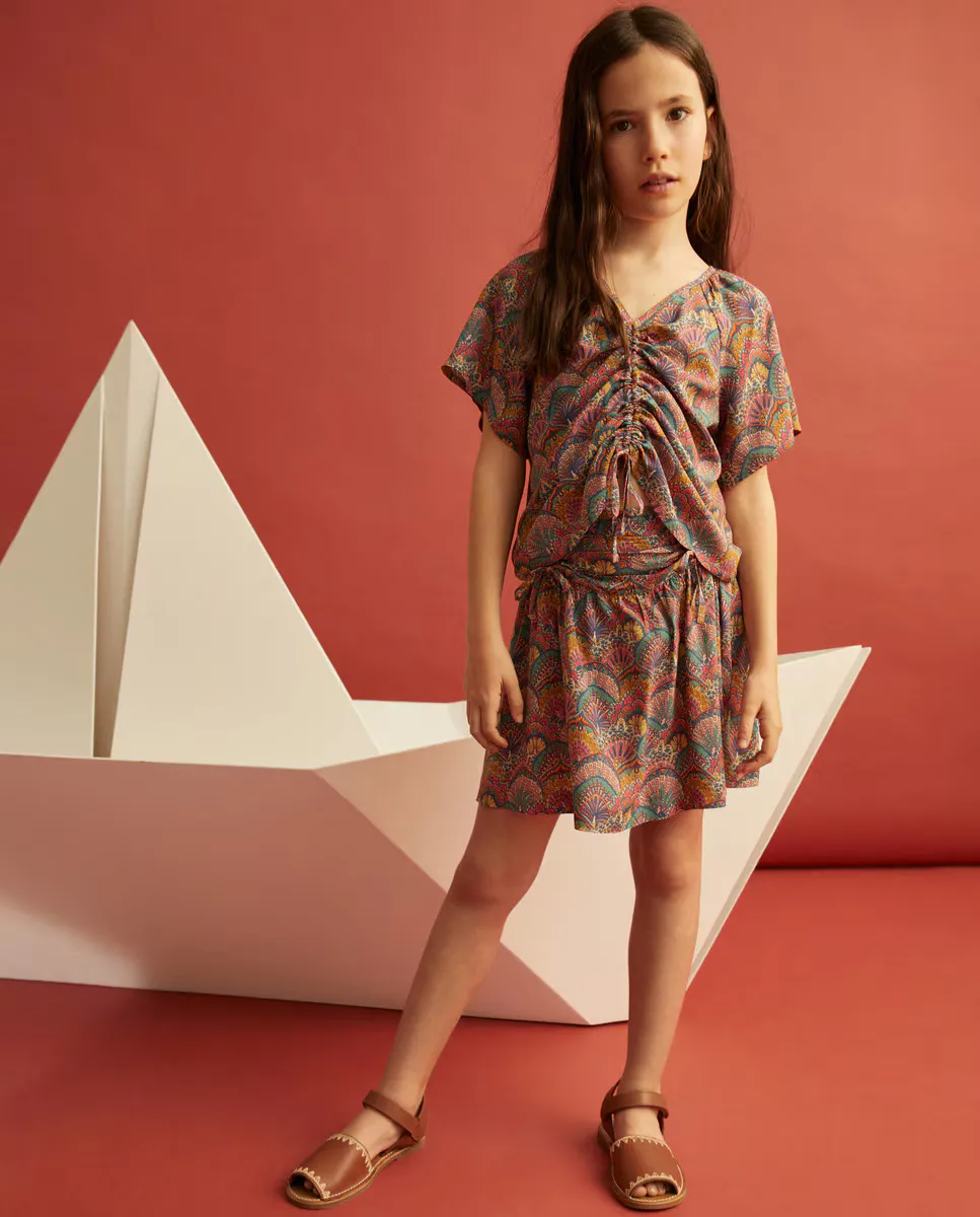 

Юбка с принтом Liberty Coconut El Corte Inglés, цвет Rosa