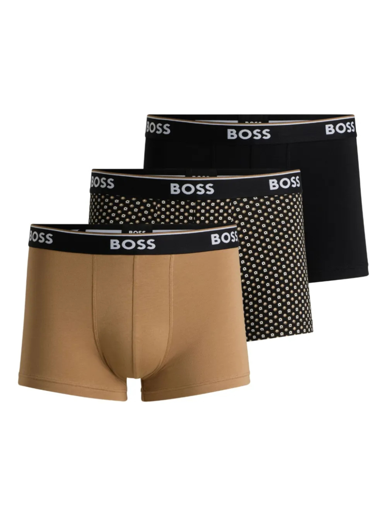 

BOSS комплект из трех боксеров с логотипом, черный