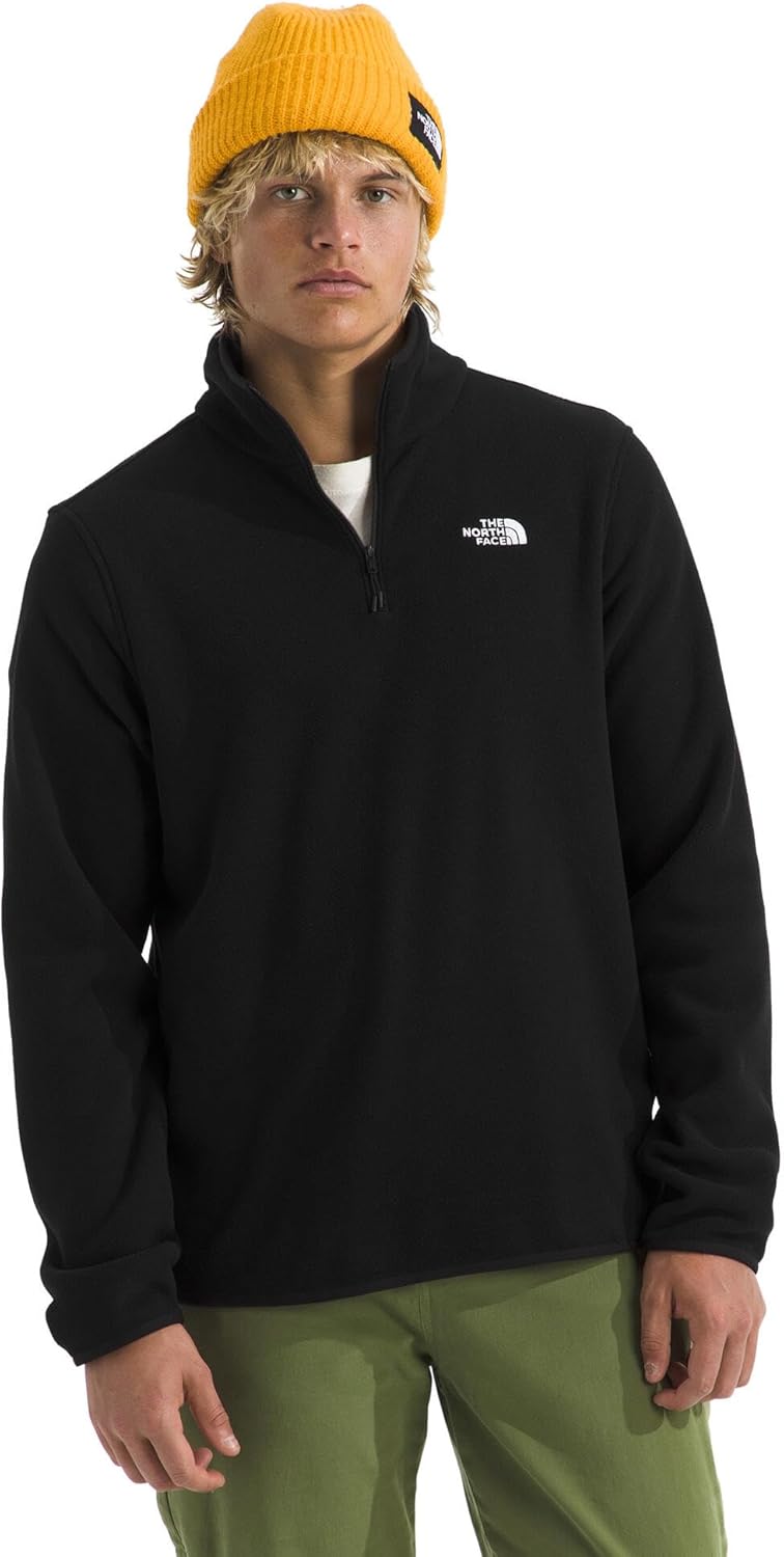 

The North Face мужская куртка Glacier Fleece с четвертью молнией, Tnf Black