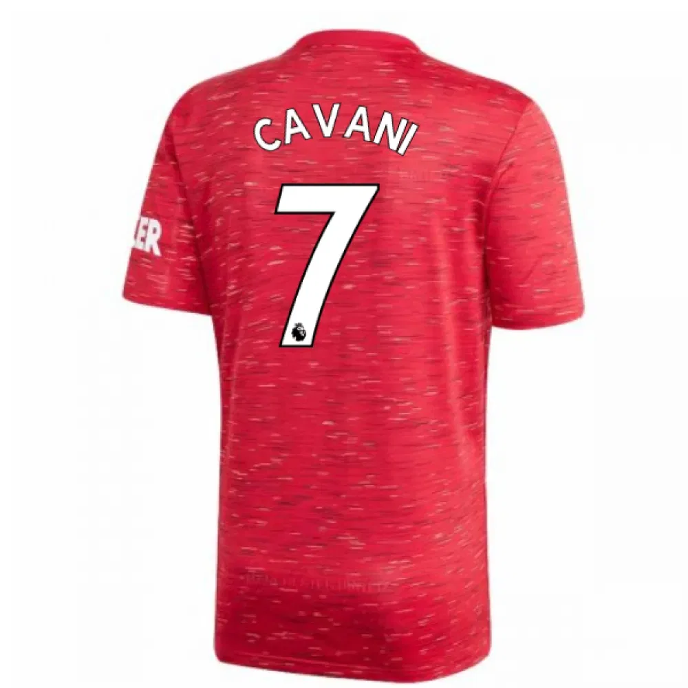 Футбольная футболка Manchester United Cavani 7 Manchester United Fc, красный