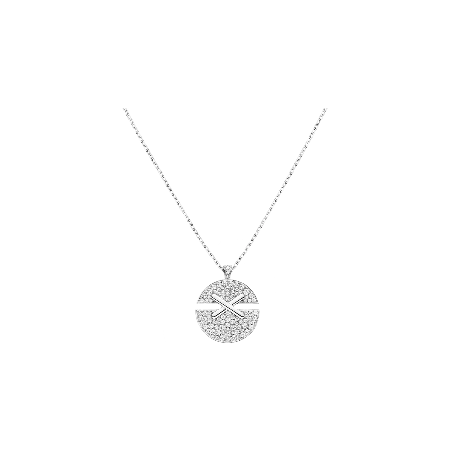 

Подвеска Chaumet Jeux de liens harmony из белого золота с бриллиантами
