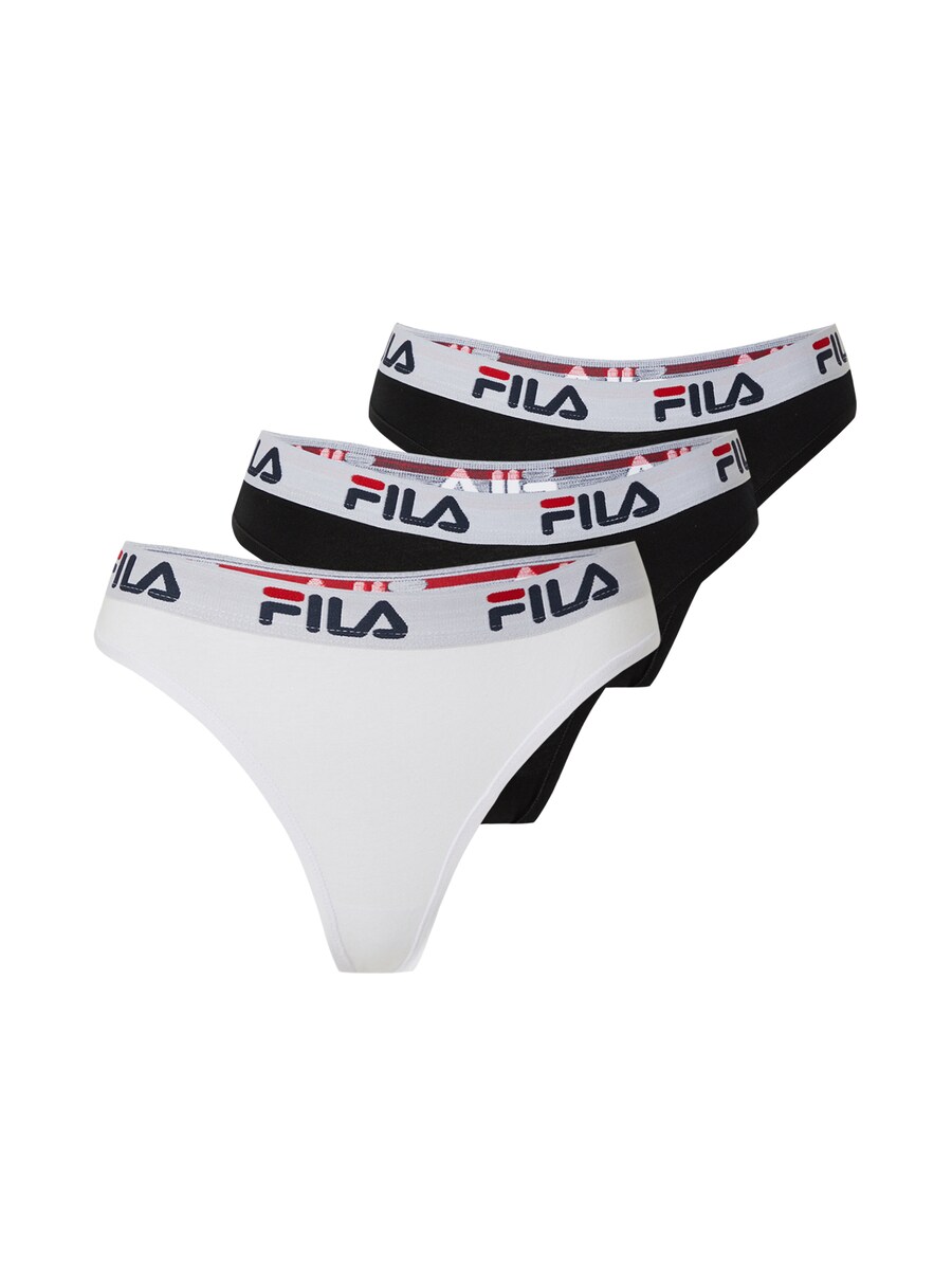 

Стринги FILA, черный/белый