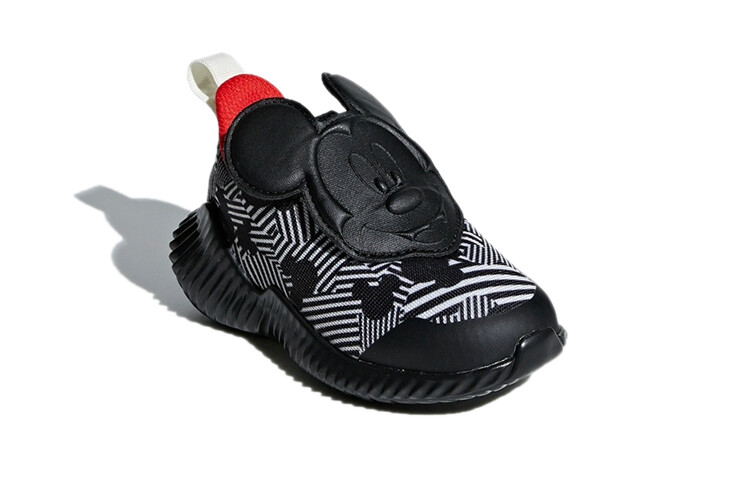 Кроссовки adidas Fortarun Toddler Shoes TD Low-top Black/white/red — фото 3