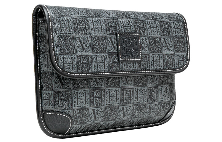 

Vanessa Hogan Мужская сумка через плечо с монограммой, Фирменная подарочная коробка +черный